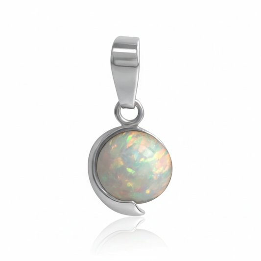 Anhänger 925/- Sterling Silber imit.Opal