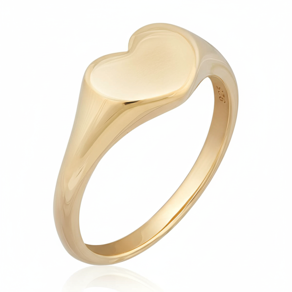 Ring 925 925/- Sterling Silber vergoldet