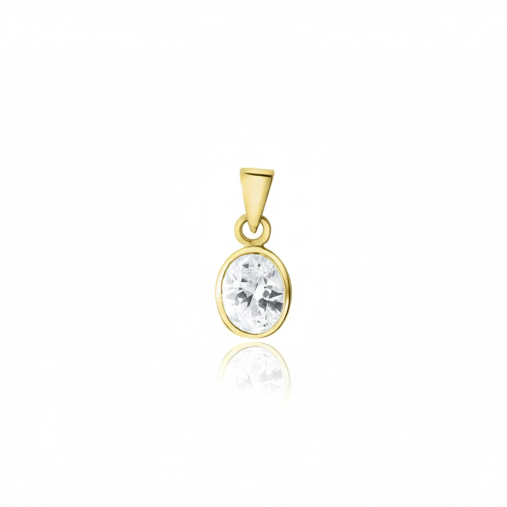 Anhänger 375/- Gold Zirkonia