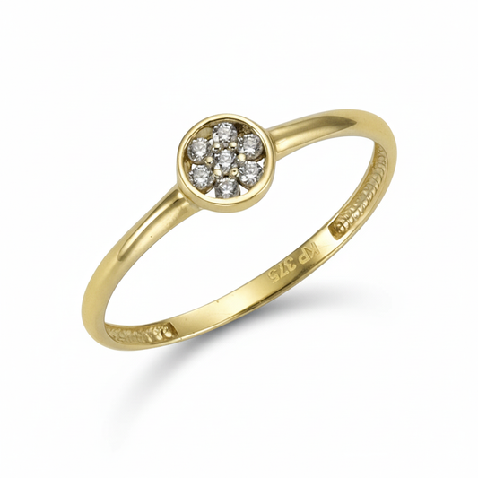 Ring 375/- Gold Zirkonia