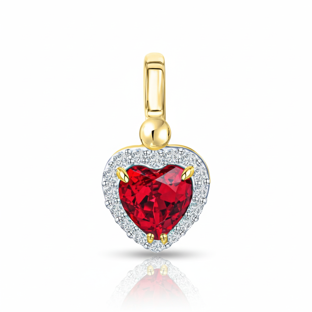 Anhänger 375/- Gold Zirkonia