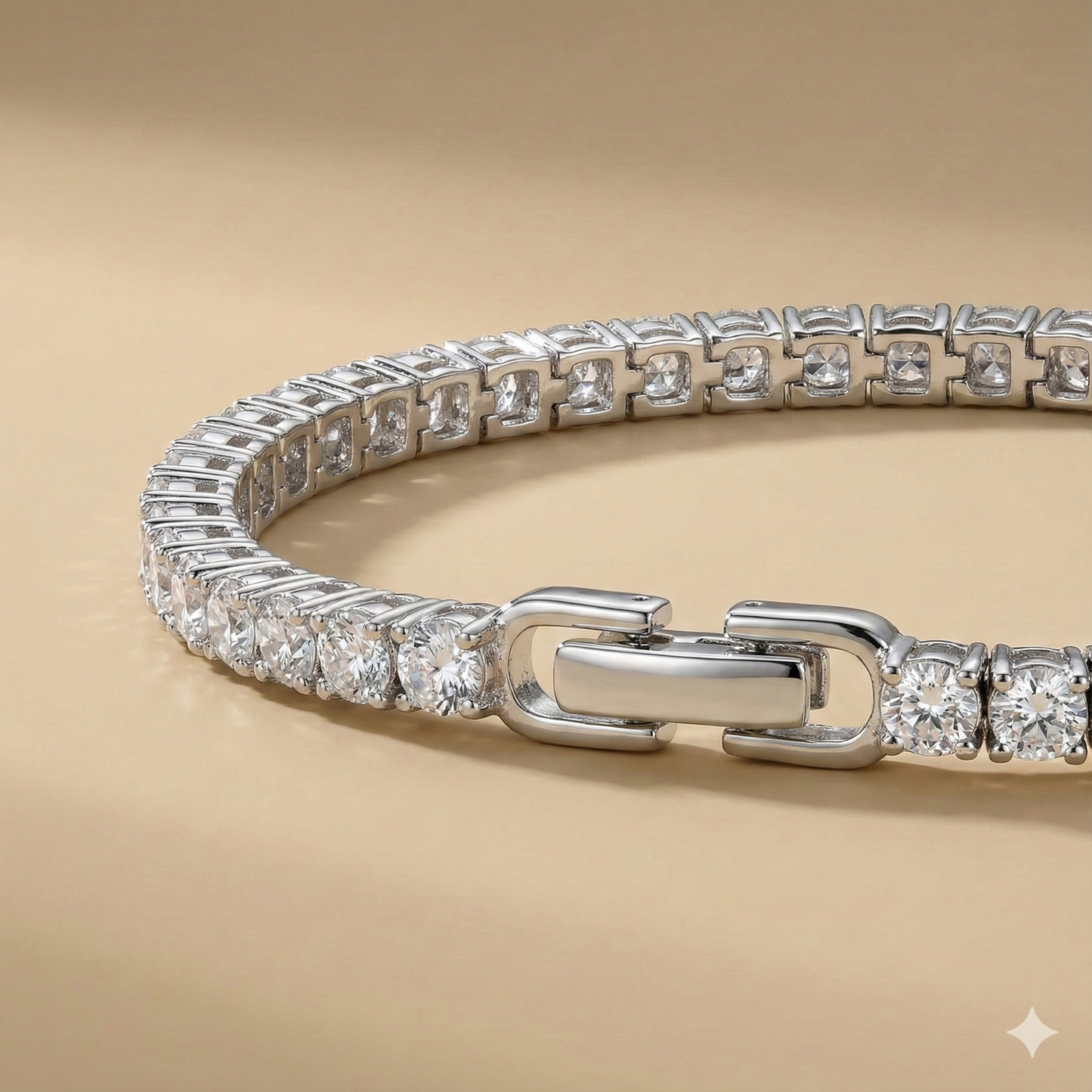 Armband 925/- Sterling Silber Zirkonia