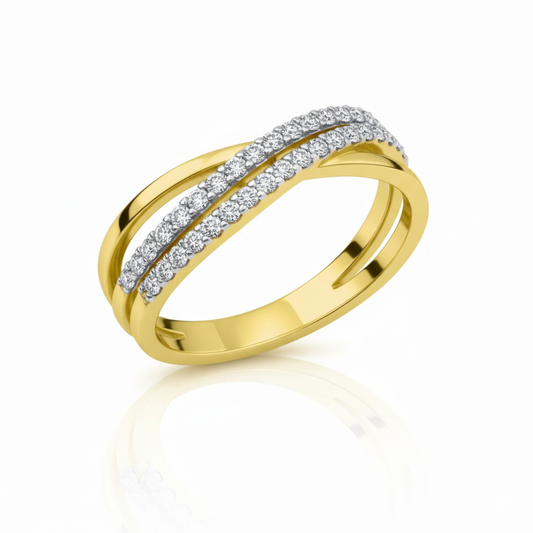 Ring 375/- Gold Zirkonia
