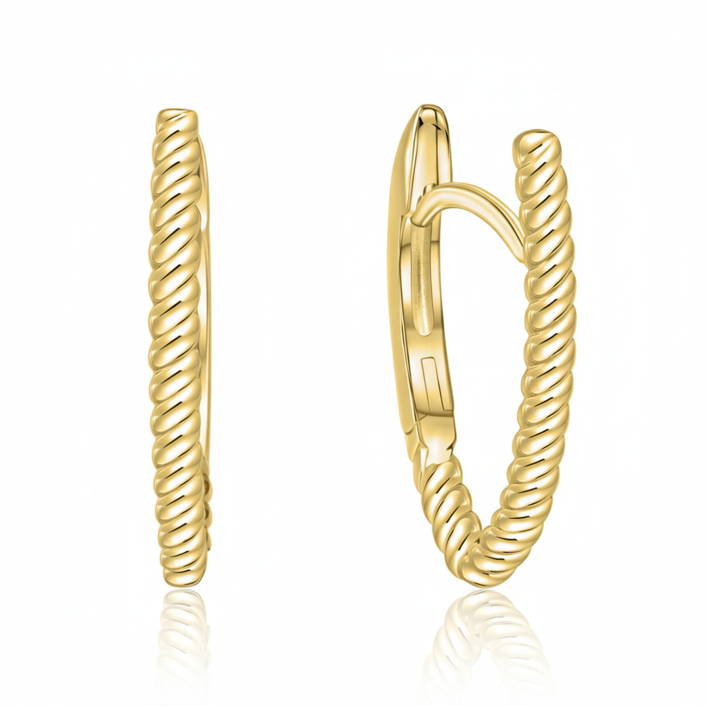 Klappcreolen 375/- Gold