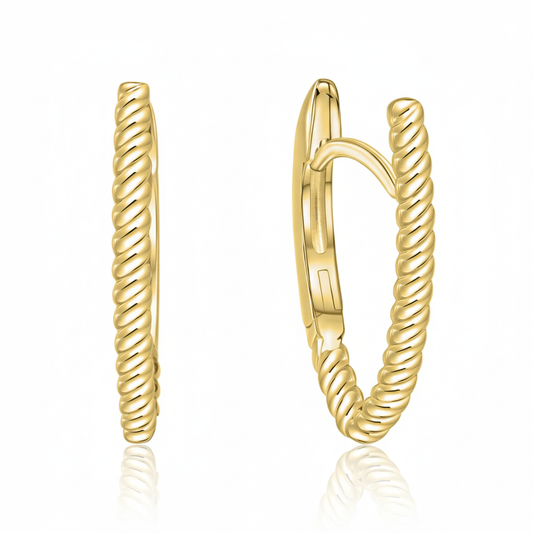 Klappcreolen 375/- Gold
