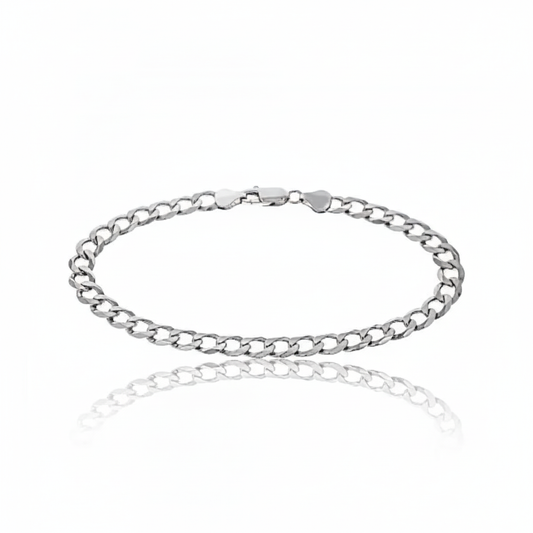 Armband Panzerkette 925/- Sterling Silber