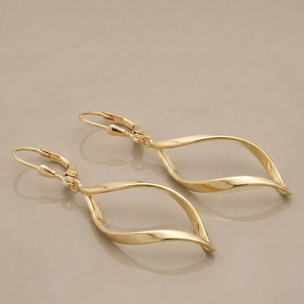 Ohrhänger 925/- Sterling Silber vergoldet