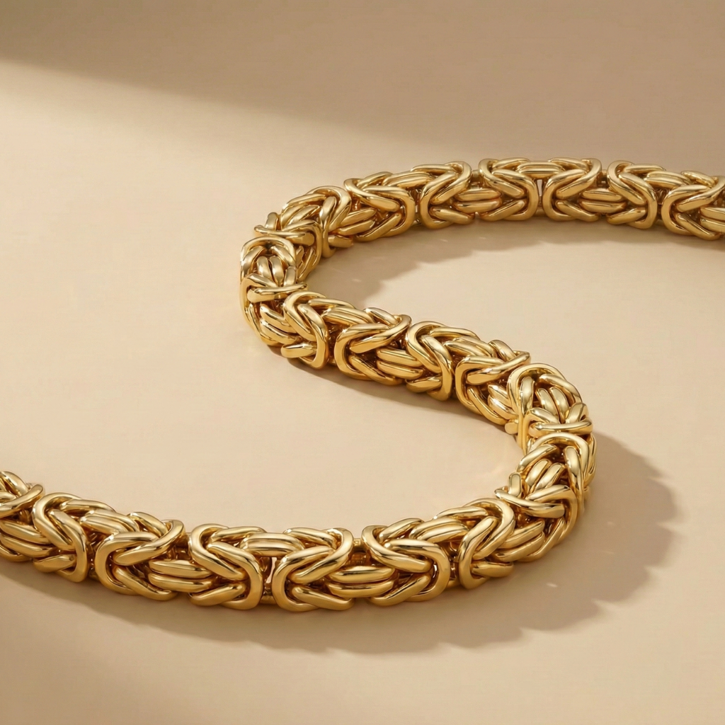 Königskette 925/- Sterling Silber vergoldet