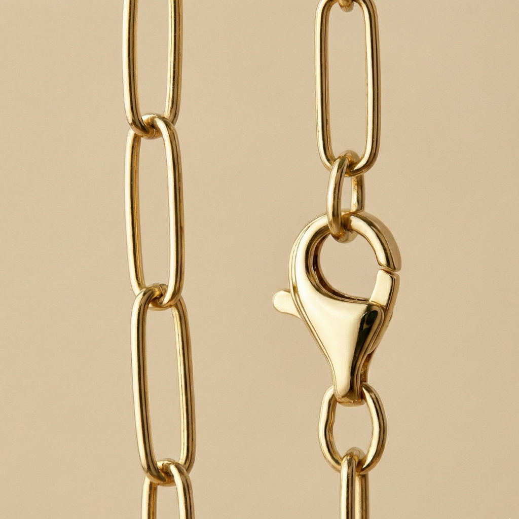 Gliederkette – 925 Silber vergoldet (55 cm · 3,5 mm)