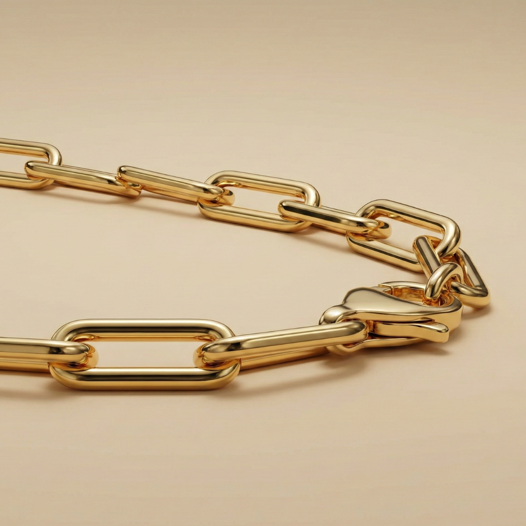 Collier Gliederkette 925/- Sterling Silber vergoldet