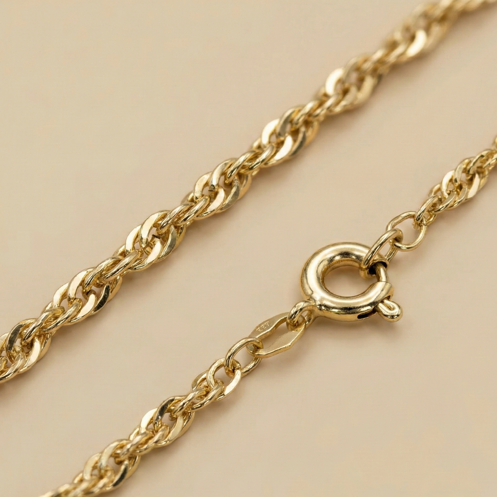 Collier Singapurkette 333/- Gold