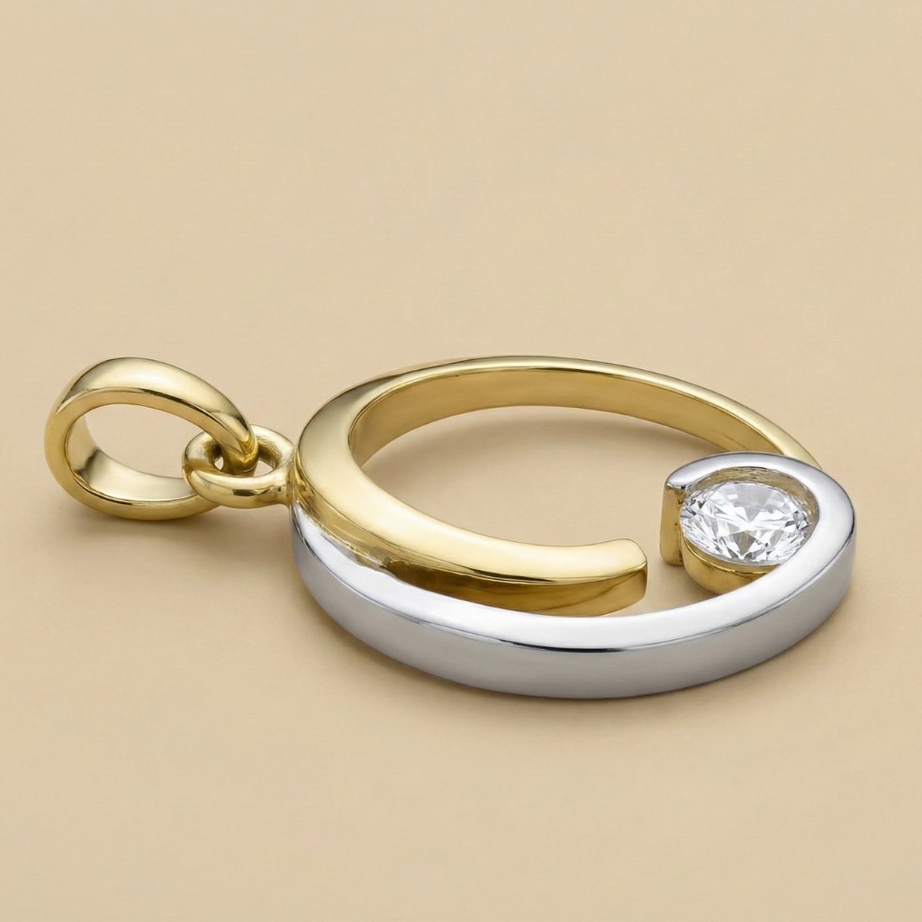 Anhänger 333/- Gold Zirkonia