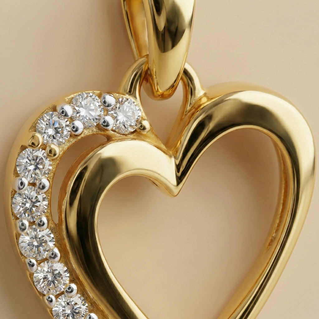 Anhänger 333/- Gold Zirkonia