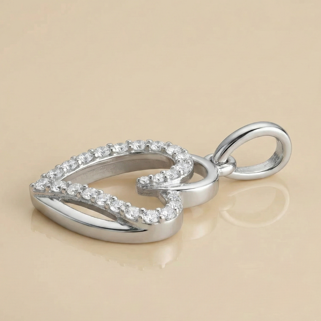 Anhänger 925/- Sterling Silber Zirkonia