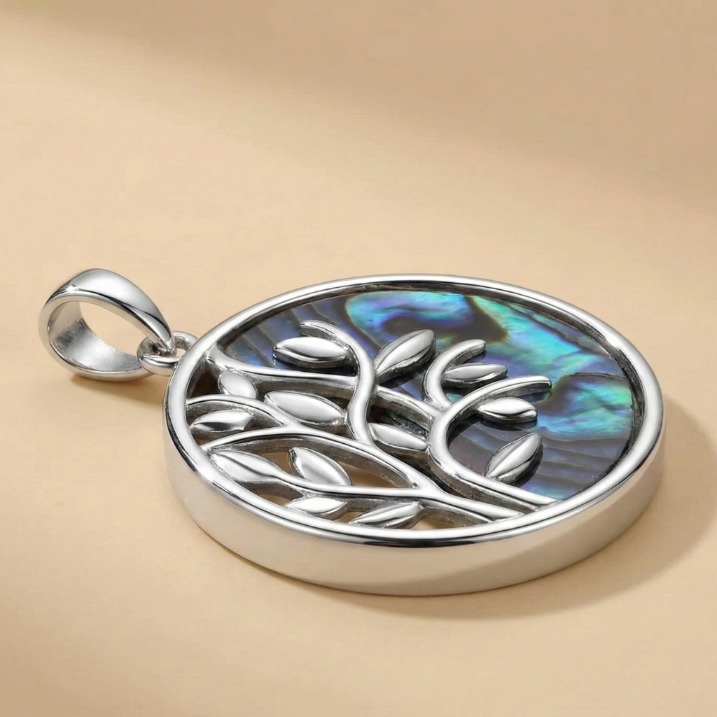 Anhänger 925/- Sterling Silber Abalone