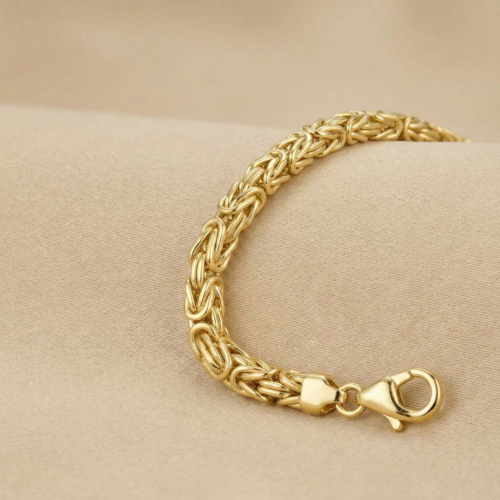 Königskette 925/- Sterling Silber vergoldet