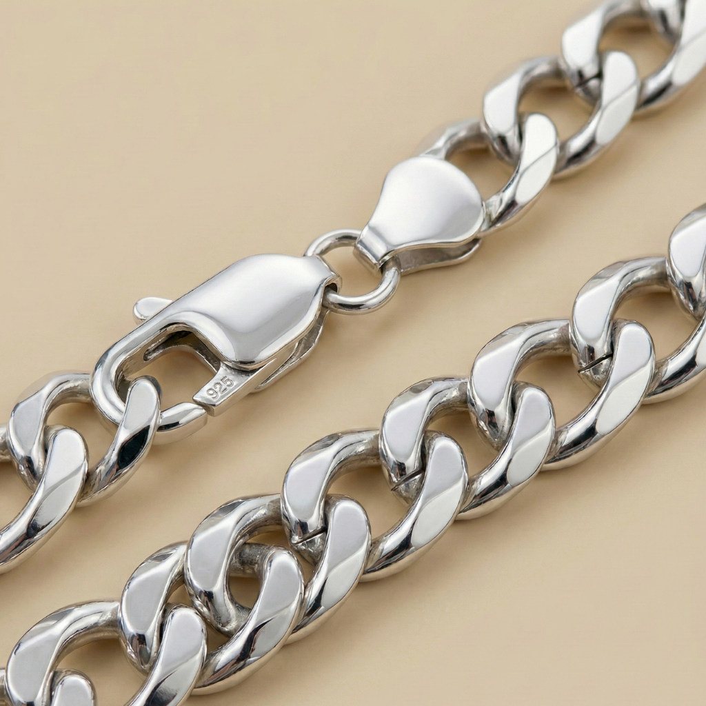 Armband Panzerkette 925/- Sterling Silber