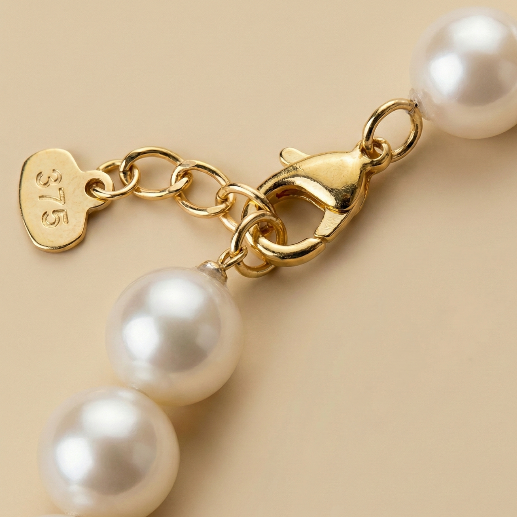 Armband Perlenarmband 375/- Gold Perle