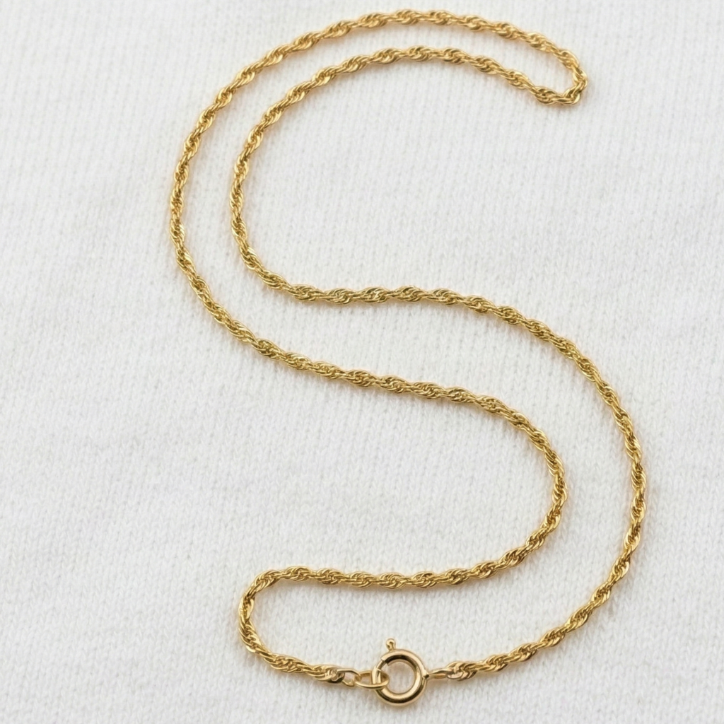 Singapurkette – 585 Gold (45 cm · 1 mm)