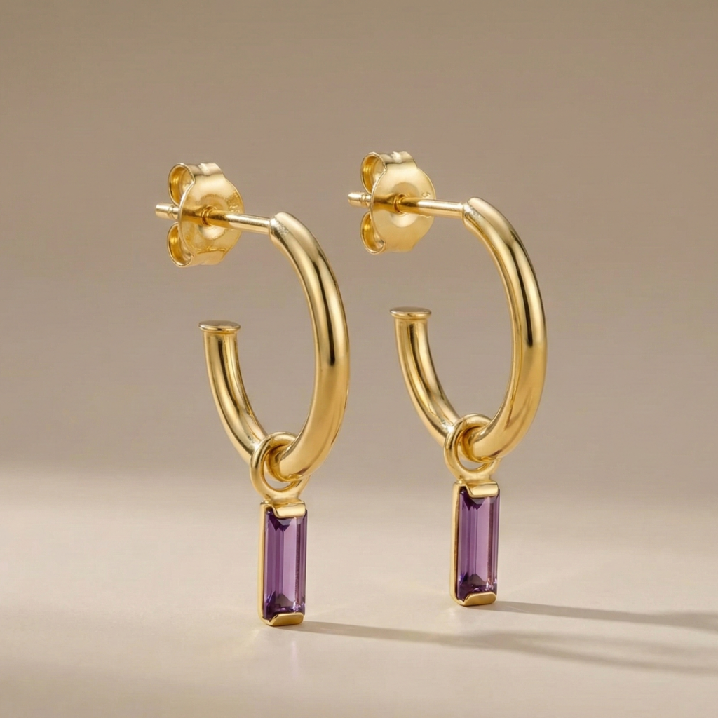 Ohrhänger 333/- Gold Zirkonia