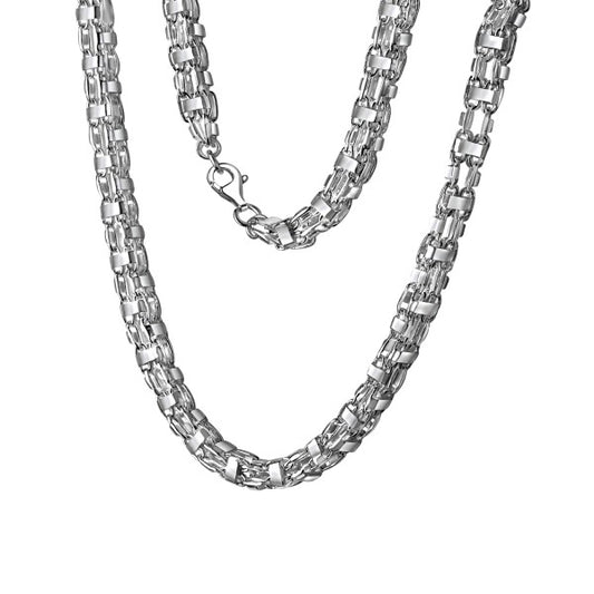 Collier Käfigkette 925/- Sterling Silber 60cm