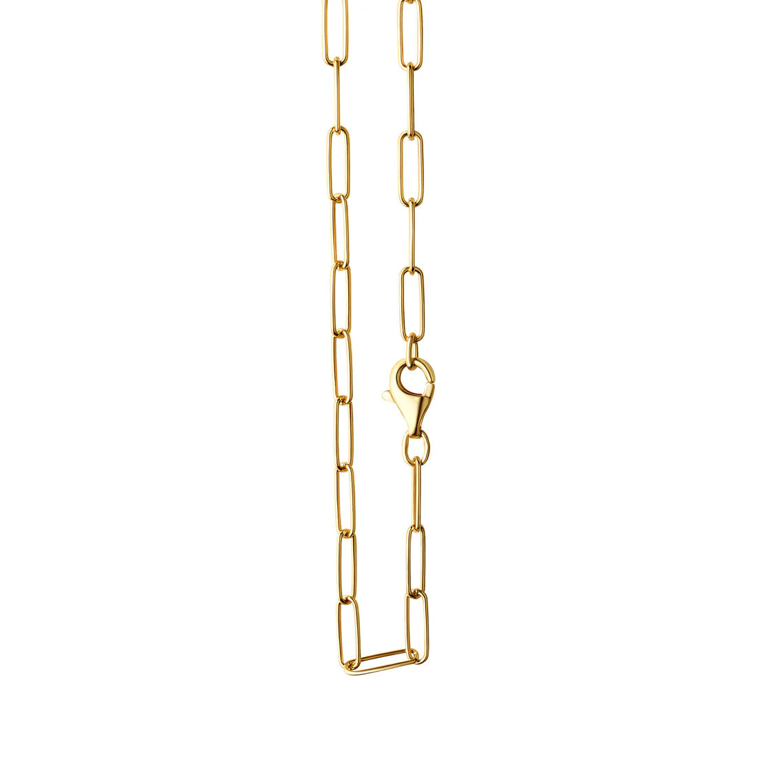 Gliederkette – 925 Silber vergoldet (55 cm · 3,5 mm)