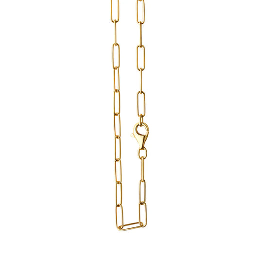 Gliederkette – 925 Silber vergoldet (55 cm · 3,5 mm)
