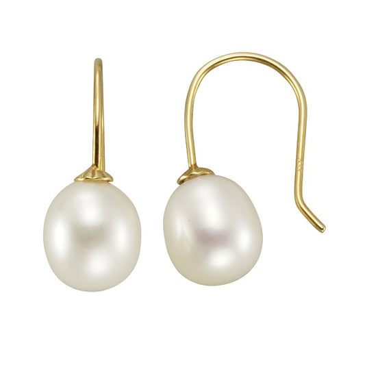 Ohrhänger 375/- Gold Perle