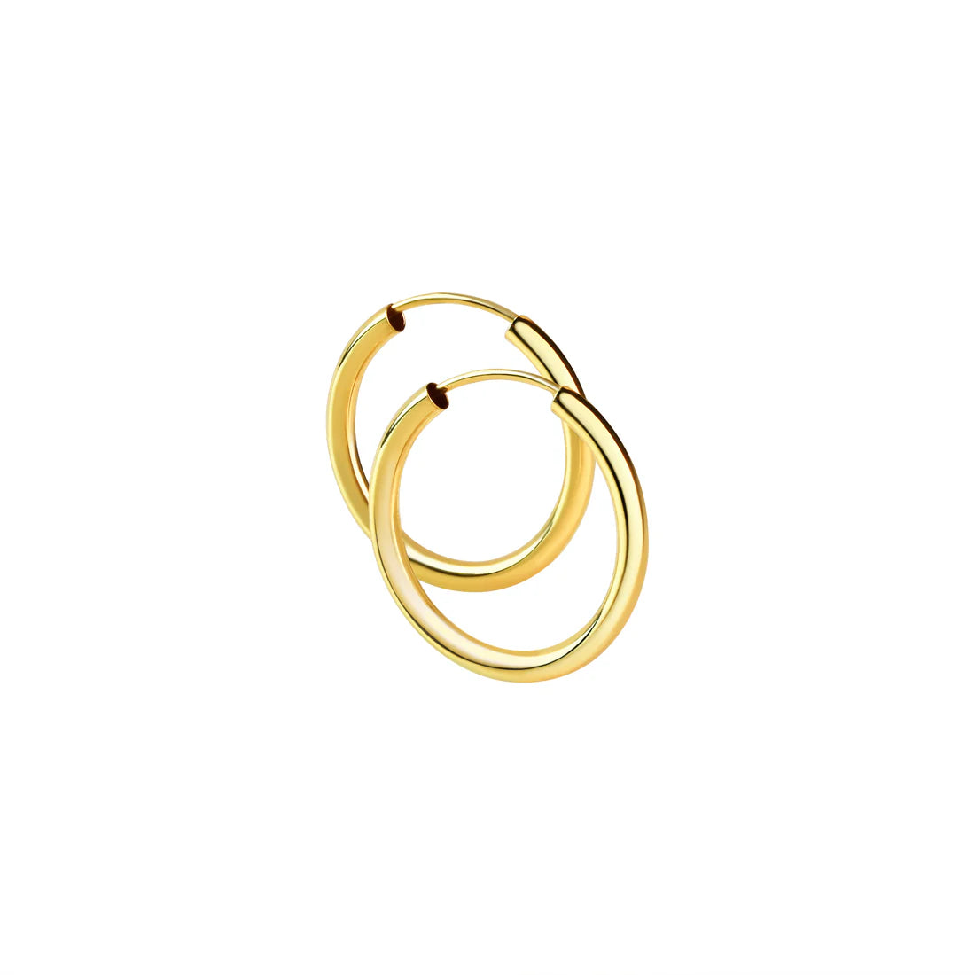 Creolen – 925 Silber vergoldet (30 mm)