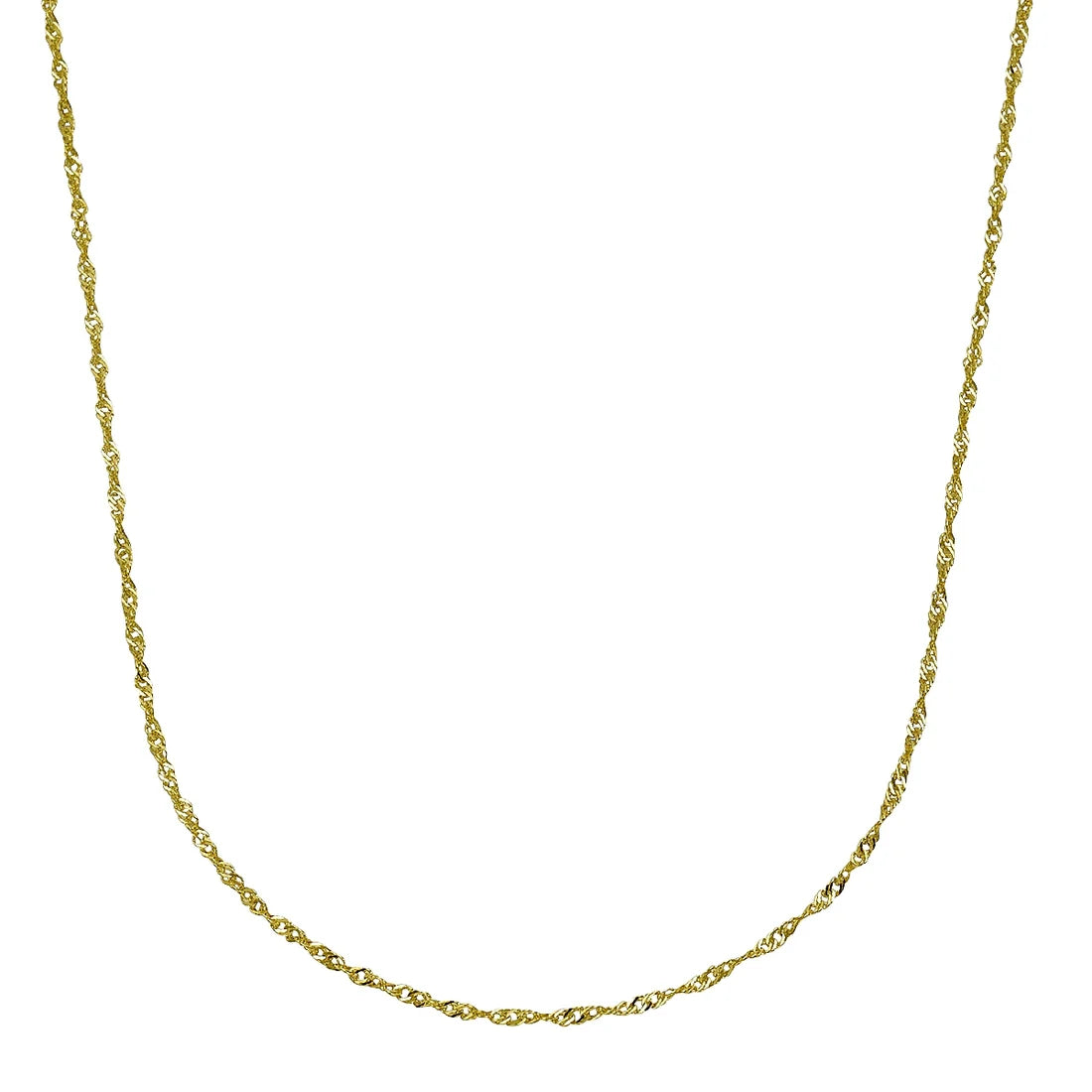 Singapurkette – 585 Gold (45 cm · 1 mm)