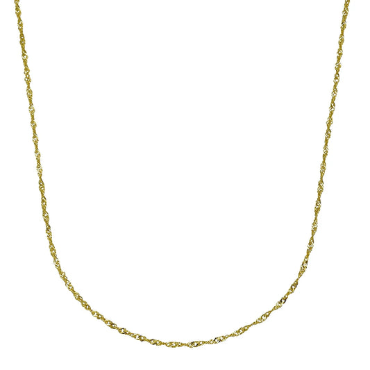 Singapurkette – 585 Gold (45 cm · 1 mm)