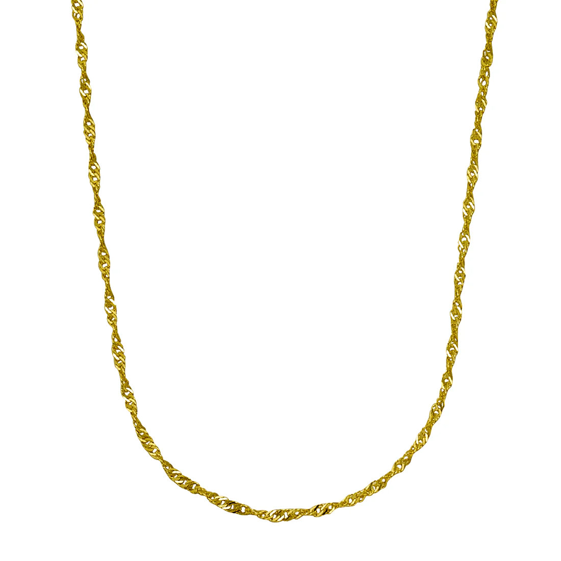 Singapurkette – 375 Gold (43 cm · 1,1 mm)
