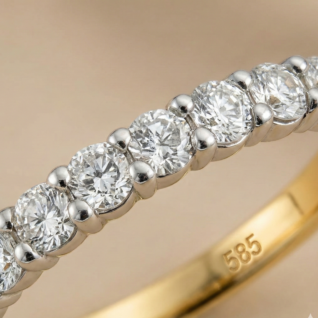 Ring 585/- Gold Brillant 0,52ct.