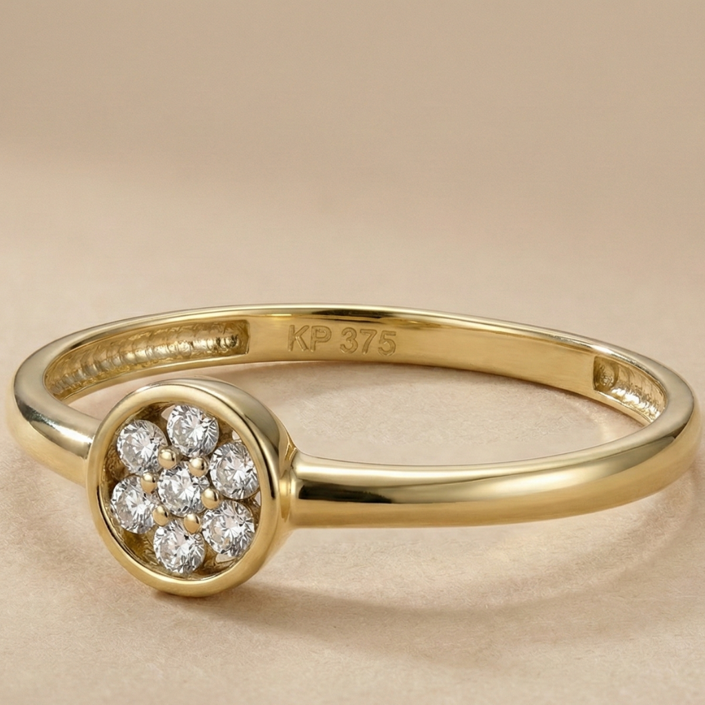 Ring 375/- Gold Zirkonia