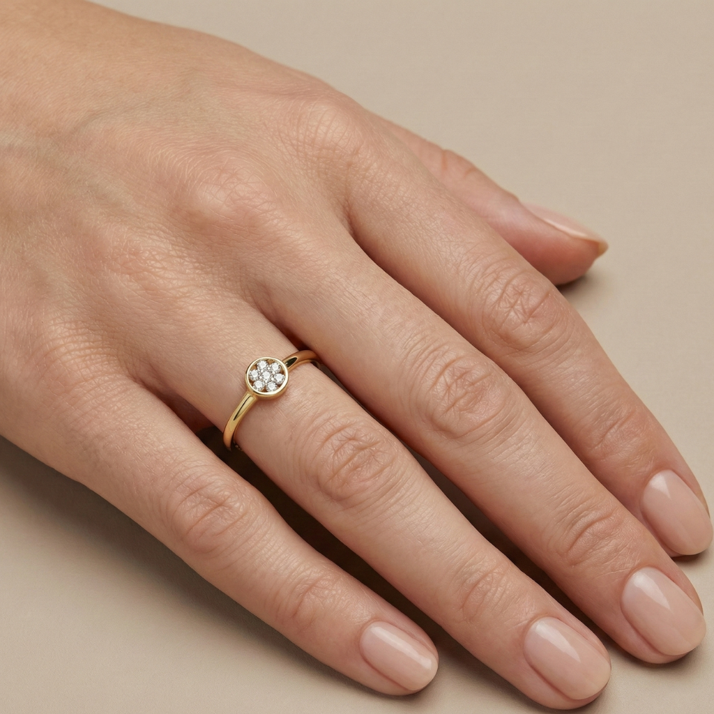 Ring 375/- Gold Zirkonia