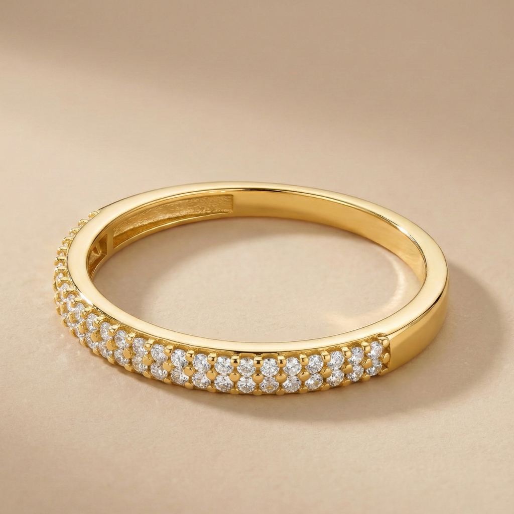 Ring 375/- Gold Zirkonia