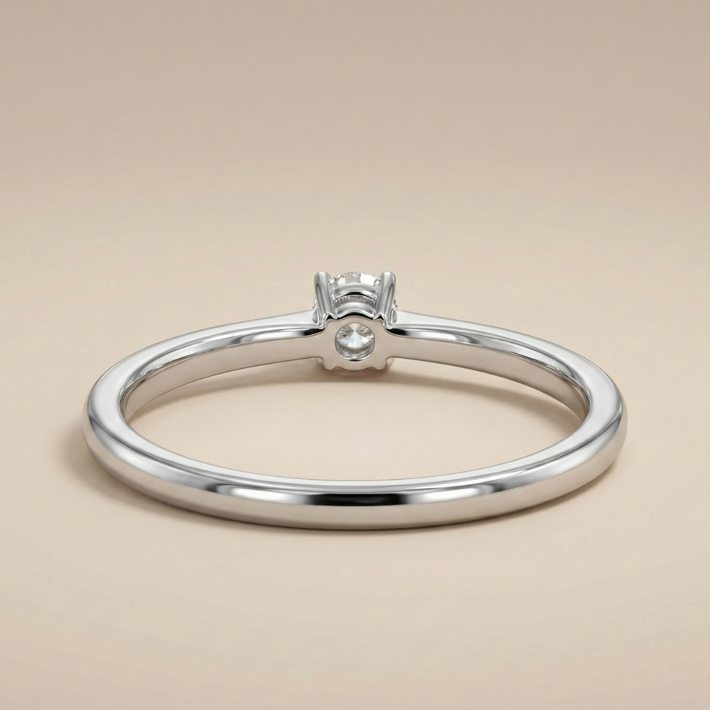 Ring 585/- Weißgold rhodiniert Brillant 0,066ct.