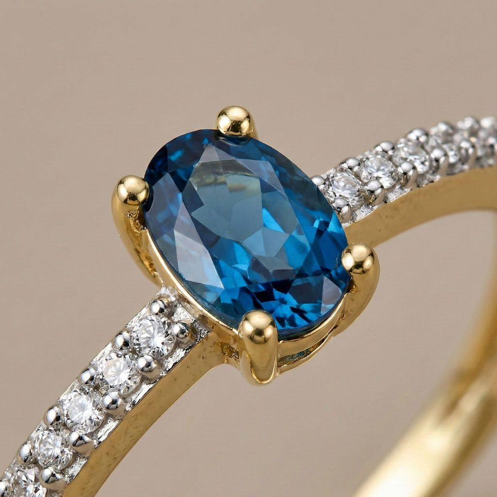 Ring 585/- Gold Diamant 0,006ct.