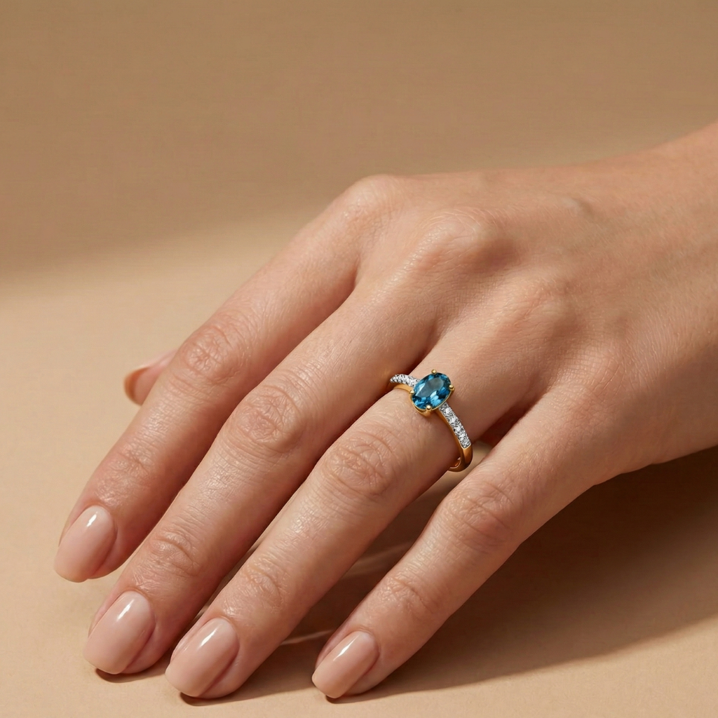 Ring 585/- Gold Diamant 0,006ct.