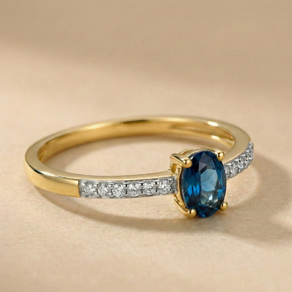 Ring 585/- Gold Diamant 0,006ct.