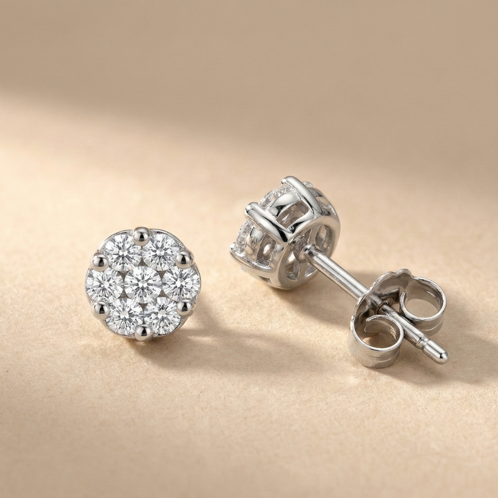 Ohrstecker 585/- Weißgold Brillant 0,20ct.