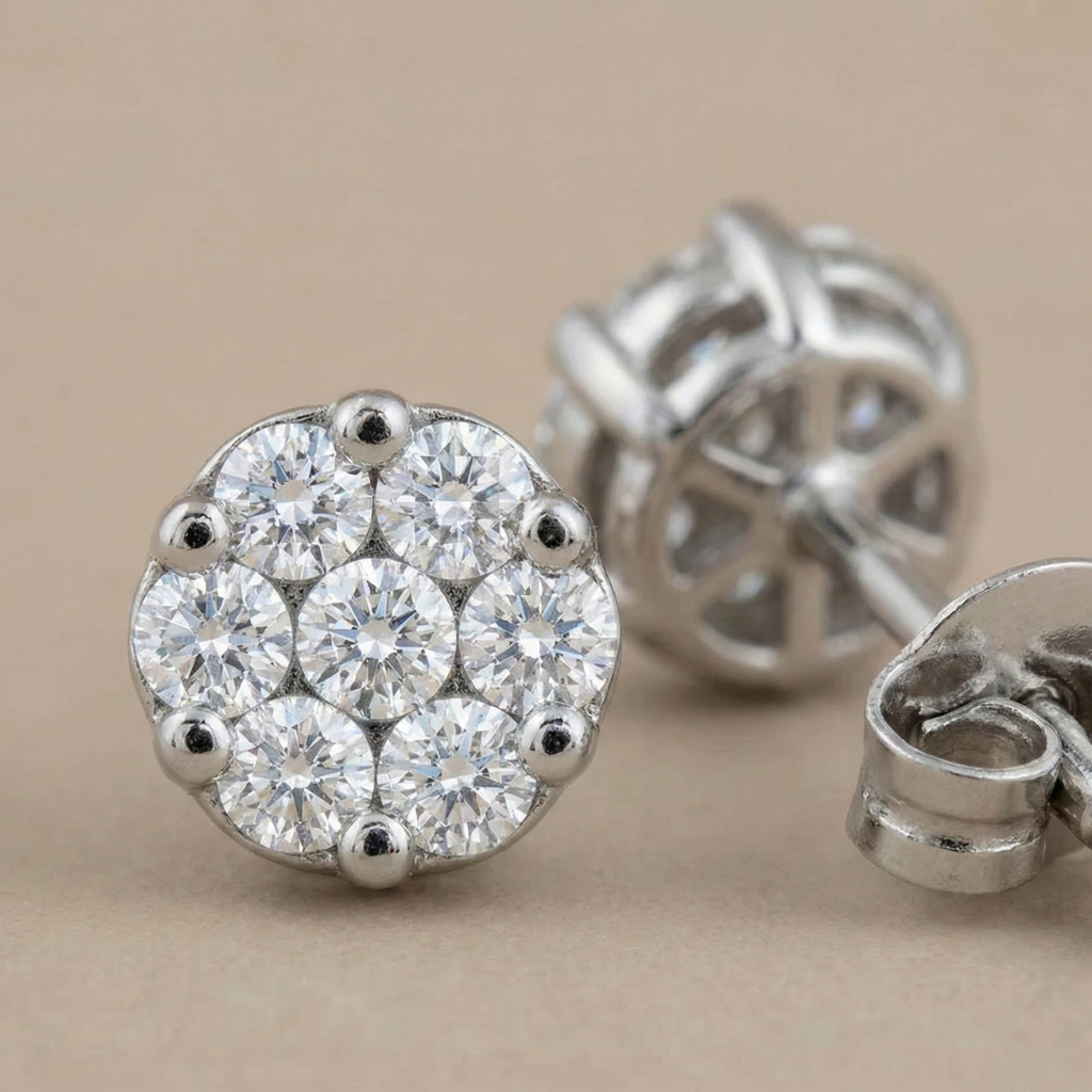 Ohrstecker 585/- Weißgold Brillant 0,20ct.