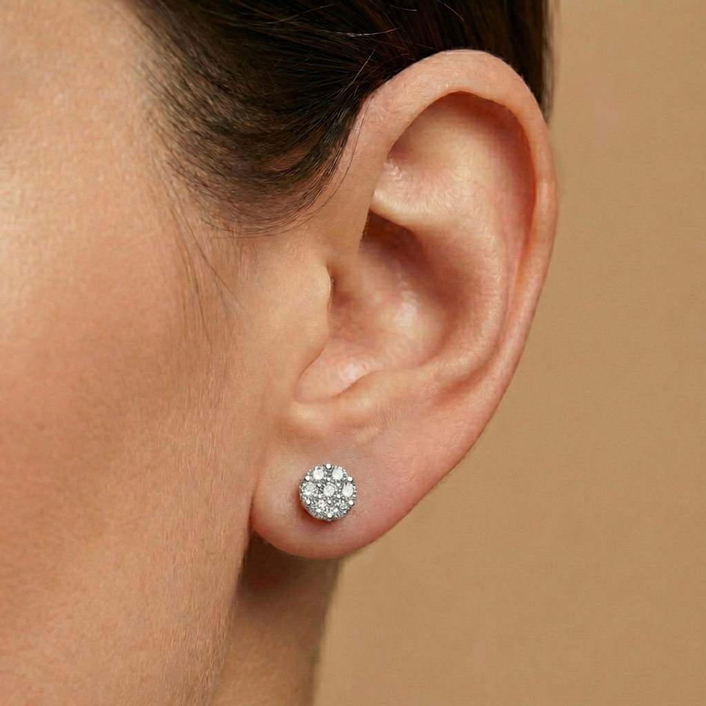 Ohrstecker 585/- Weißgold Brillant 0,20ct.