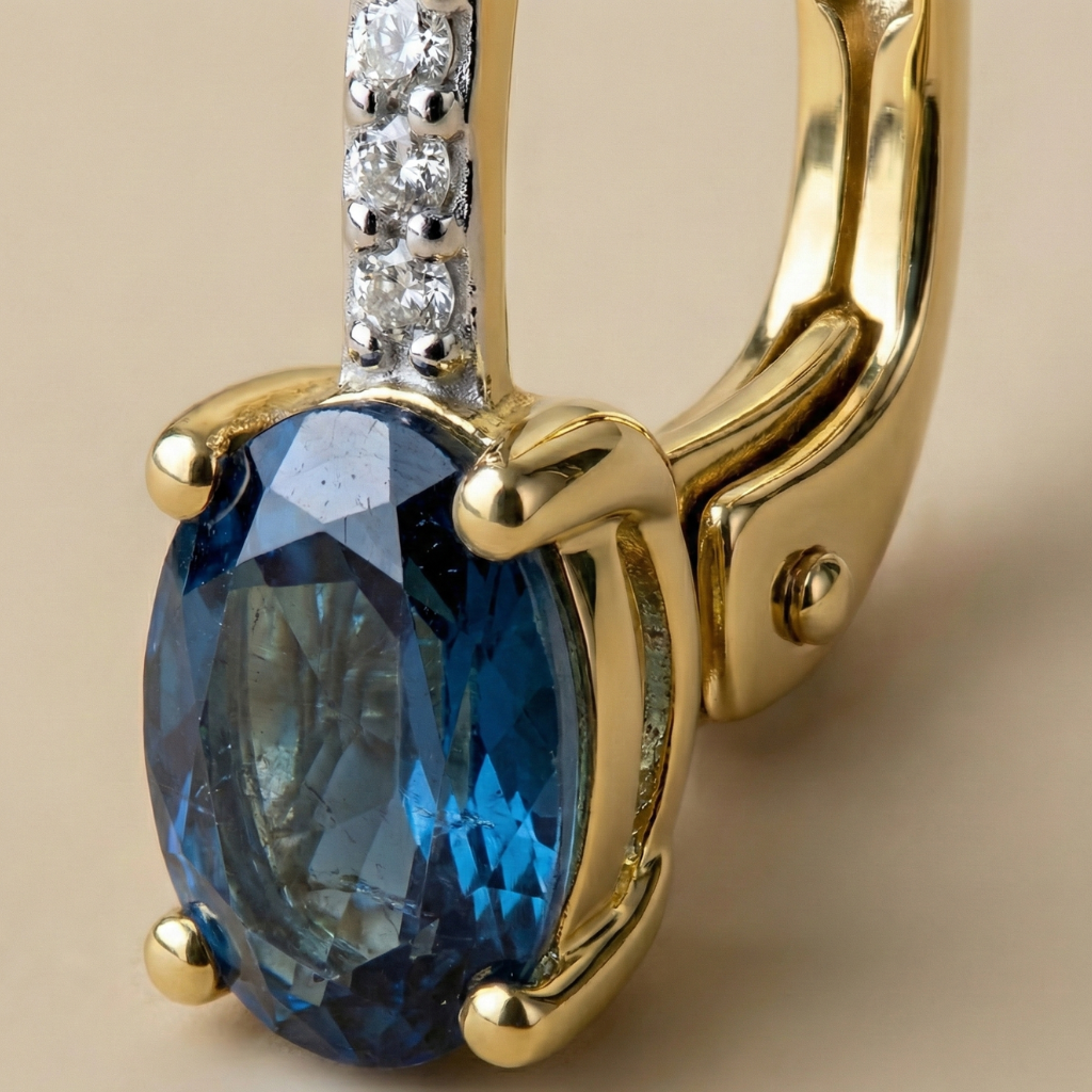 Ohrhänger 585/- Gold Diamant 0,006ct.