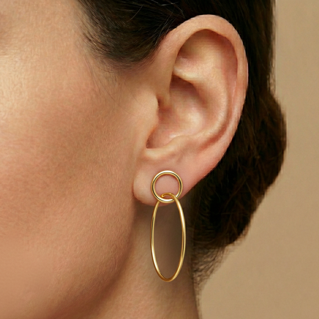 Ohrhänger 925/- Sterling Silber vergoldet