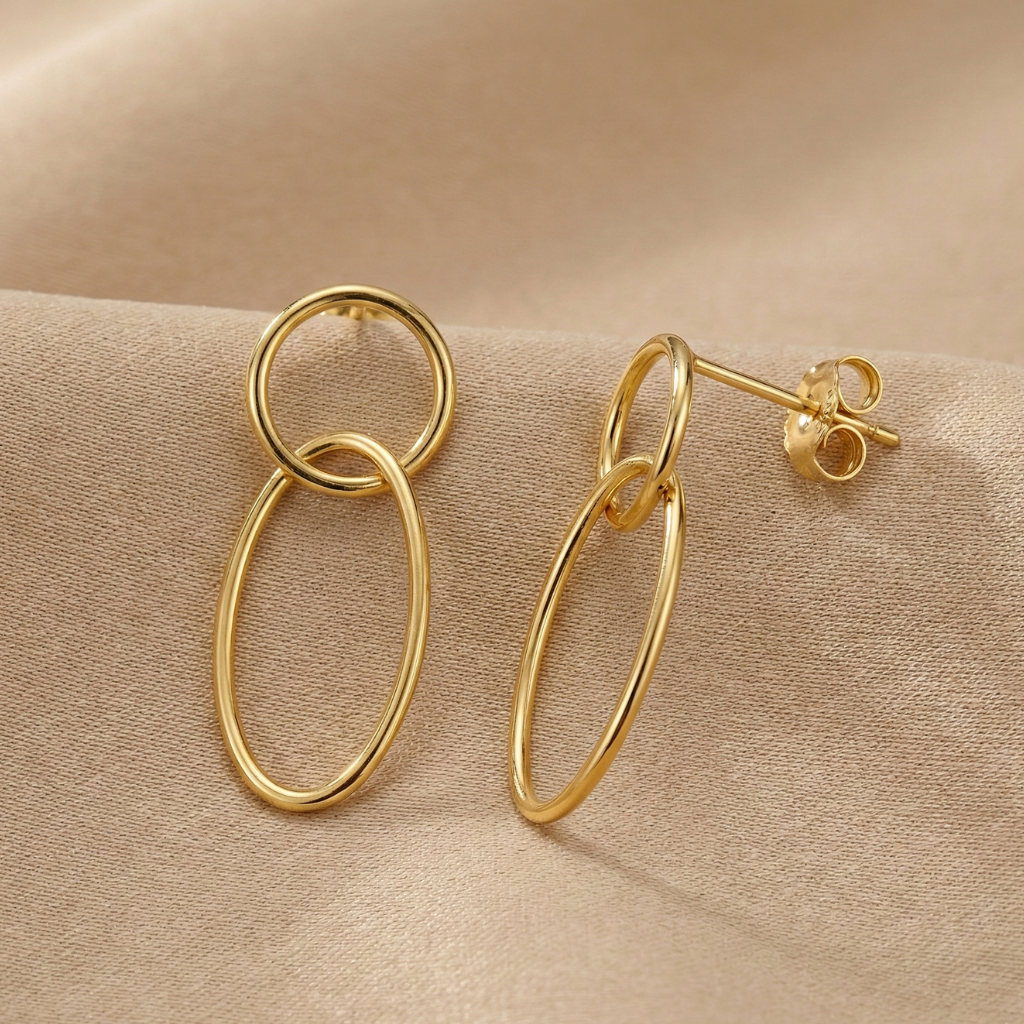 Ohrhänger 925/- Sterling Silber vergoldet