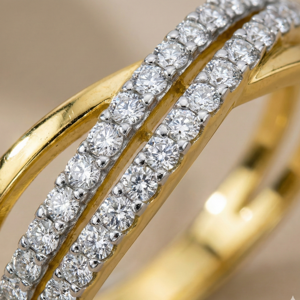 Ring 375/- Gold Zirkonia