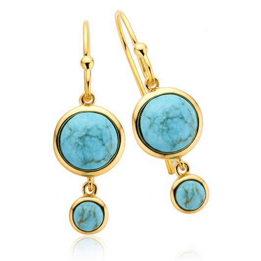Ohrringe 925/- Sterling Silber vergoldet