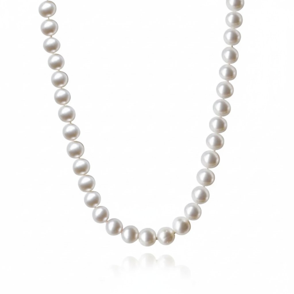 Collier Perlenkette 585/- Gold Süßwasserzuchtperle