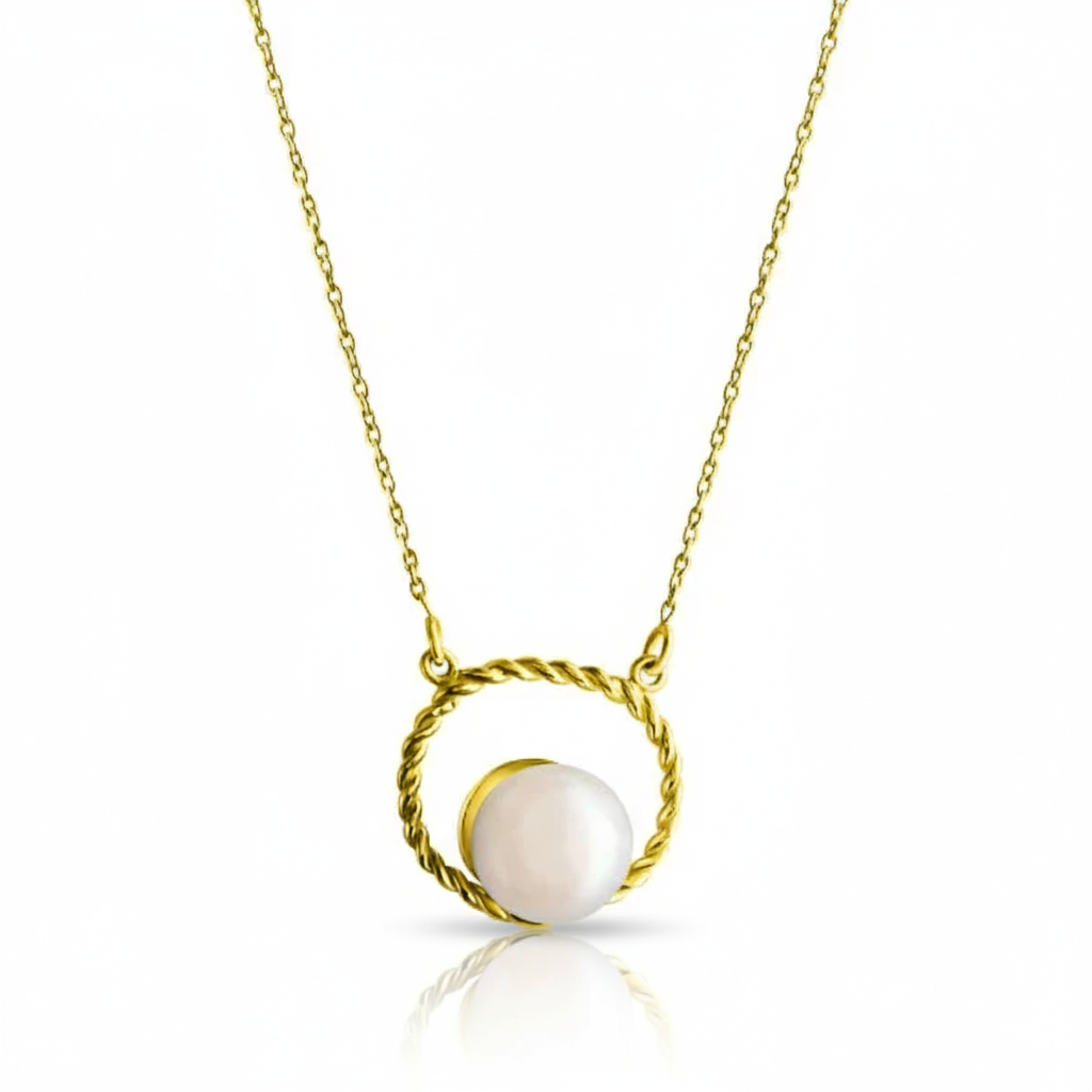 Collier Ankerkette 375/- Gold